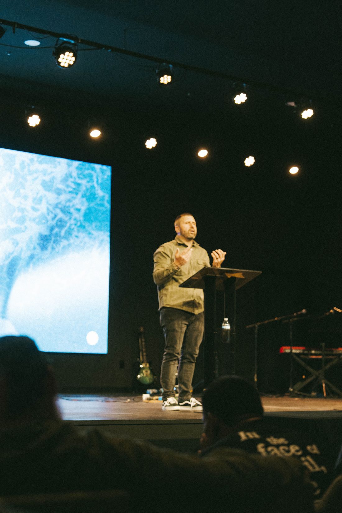 Live teaching at a Wave main session